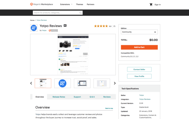 Magento Review Extension